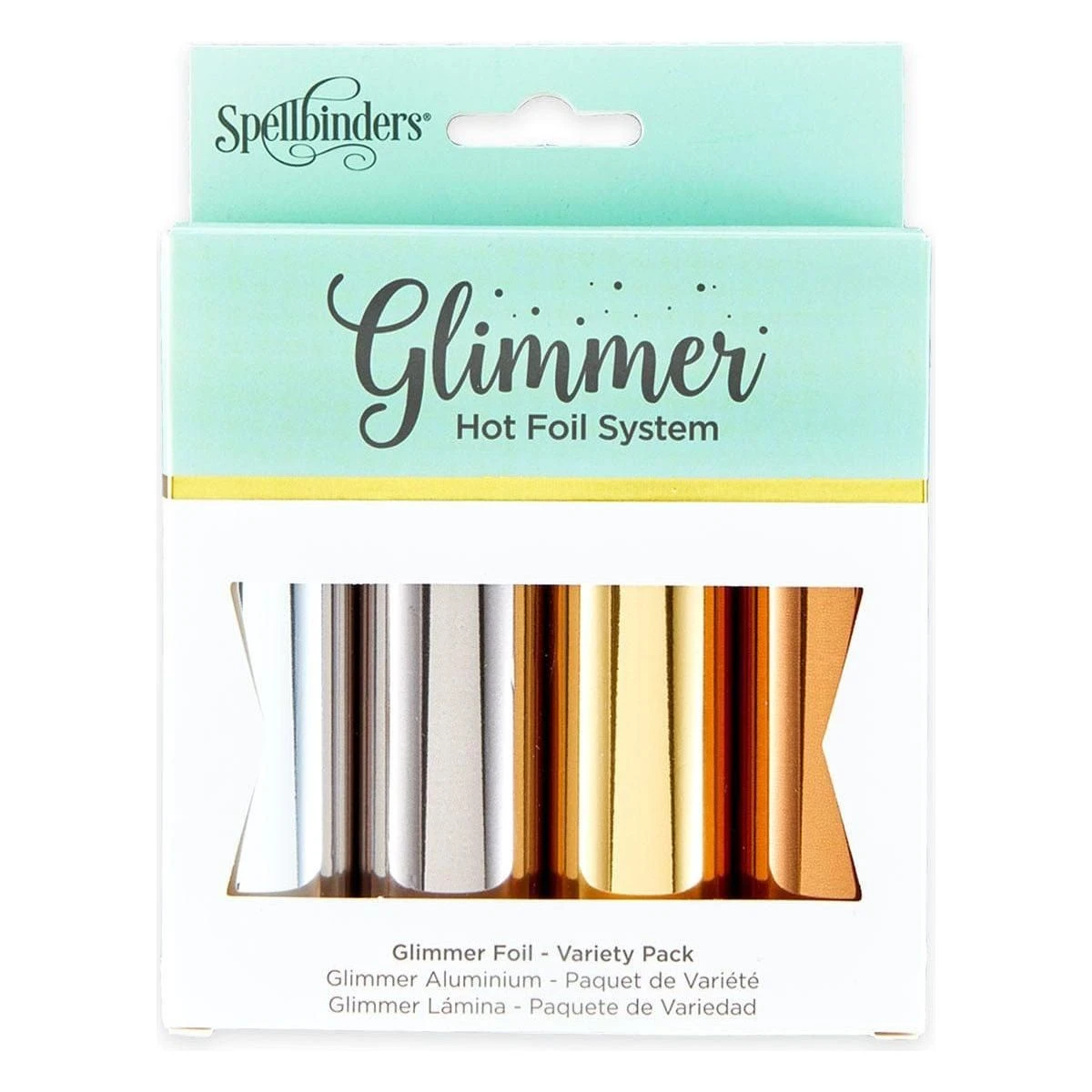 Glimmer Hot Foil 4 Rolls - Essential Metallics Variety Pack 6 Glimmer Hot Foil 4 Rolls - Essential Metallics Variety Pack - Image 6