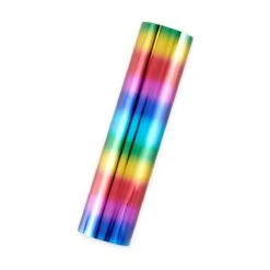 Glimmer Hot Foil Roll - Mini Rainbow Stripe