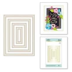 Essential Duo Lines Glimmer Rectangles Glimmer Hot Foil Plate From Glimmer Essentials Collection