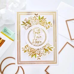 Essential Duo Lines Glimmer Rectangles Glimmer Hot Foil Plate From Glimmer Essentials Collection -Woodland Scenics Shop GLP 258 Glimmer Essentials Spellbinders Essential Duo Lines Glimmer Rectangles Project 2 84810.1648579329.1280.1280