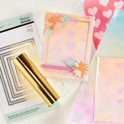 Essential Duo Lines Glimmer Rectangles Glimmer Hot Foil Plate From Glimmer Essentials Collection -Woodland Scenics Shop GLP 258 Glimmer Essentials Spellbinders Essential Duo Lines Glimmer Rectangles Project 3 10163.1648579458.1280.1280