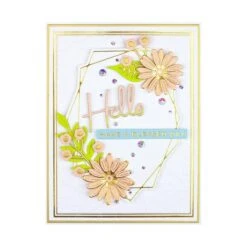 Mini Everyday Sentiments Glimmer Hot Foil Plate & Die Set From Simply Perfect Collection -Woodland Scenics Shop GLP 260 Simply Perfect Spellbinders Mini Everyday Sentiments Project 16515.1648580188.1280.1280