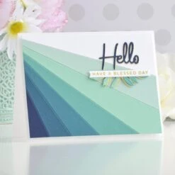 Mini Everyday Sentiments Glimmer Hot Foil Plate & Die Set From Simply Perfect Collection -Woodland Scenics Shop GLP 260 Simply Perfect Spellbinders Mini Everyday Sentiments Project 2 33555.1648580207.1280.1280
