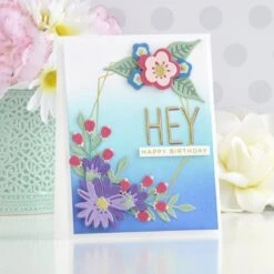 Mini Everyday Sentiments Glimmer Hot Foil Plate & Die Set From Simply Perfect Collection -Woodland Scenics Shop GLP 260 Simply Perfect Spellbinders Mini Everyday Sentiments Project 4 85806.1648580221.1280.1280
