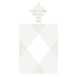 Crossed Lines Cardfront Glimmer Hot Foil Plates From The Glimmer Greetings Collection -Woodland Scenics Shop GLP 344 Glimmer Greetings Crossed Lines Cardfront Color