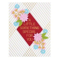 Crossed Lines Cardfront Glimmer Hot Foil Plates From The Glimmer Greetings Collection -Woodland Scenics Shop GLP 344 Glimmer Greetings Crossed Lines Cardfront Project