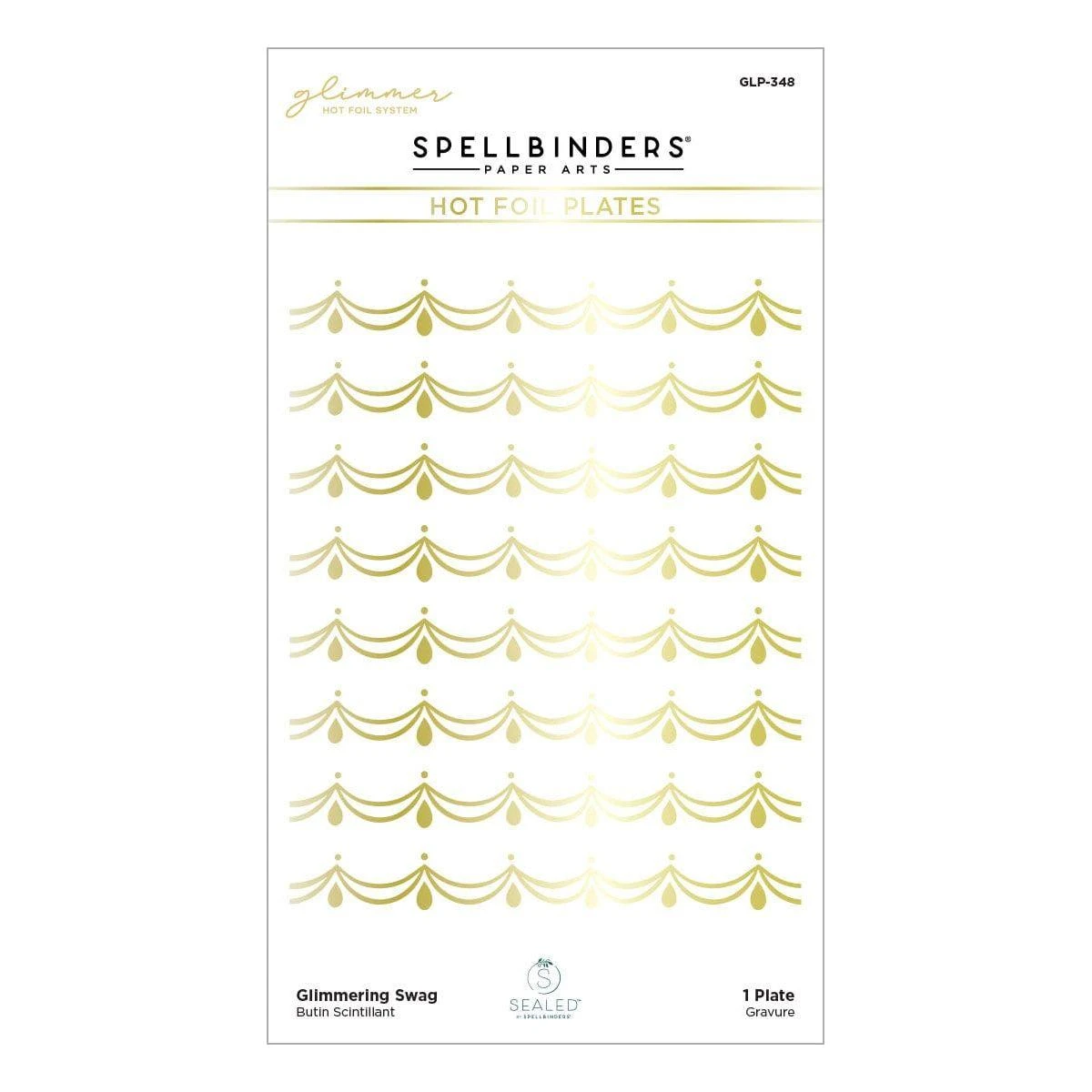 Glimmering Swag Glimmer Hot Foil Plate From Sealed For The Holidays Collection 6 Glimmering Swag Glimmer Hot Foil Plate From Sealed For The Holidays Collection - Image 6