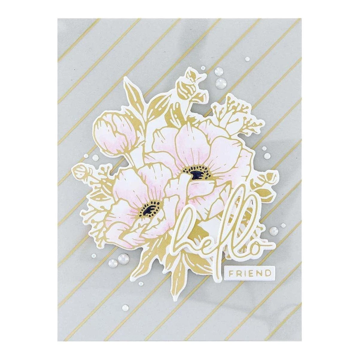 Anemone Glimmer Blooms Glimmer Hot Foil Plate & Die Set From The Anemone Blooms Collection By Yana Smakula 7 Anemone Glimmer Blooms Glimmer Hot Foil Plate & Die Set From The Anemone Blooms Collection By Yana Smakula - Image 7
