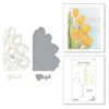 Wonderful Tulips Glimmer Hot Foil Plate & Die Set From The Four Petal Collection