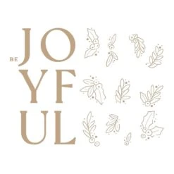 Joyful Glimmer Hot Foil Plate From The De-Light-Ful Christmas Collection By Yana Smakula -Woodland Scenics Shop GLP 390 De Light Ful Christmas Yana Smakula Joyful Glimmer Color