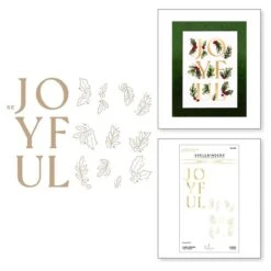 Joyful Glimmer Hot Foil Plate From The De-Light-Ful Christmas Collection By Yana Smakula