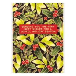 Glimmer Holly Background Hot Foil Plate From The De-Light-Ful Christmas Collection By Yana Smakula -Woodland Scenics Shop GLP 391 De Light Ful Christmas Yana Smakula Glimmer Holly Background Project 24b09214 7681 4164 975a fabc92414bc3