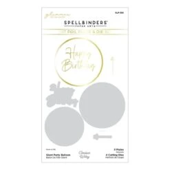 Giant Party Balloon Glimmer Hot Foil Plate & Die Set -Woodland Scenics Shop GLP 396 It s My Party Carissa Wiley Giant Party Balloon Pac