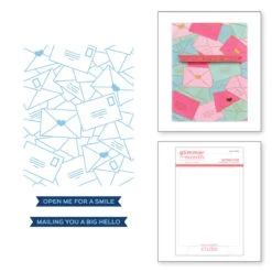 Scattered Letters -Glimmer Hot Foil Kit Of The Month (Plates & Die Only)