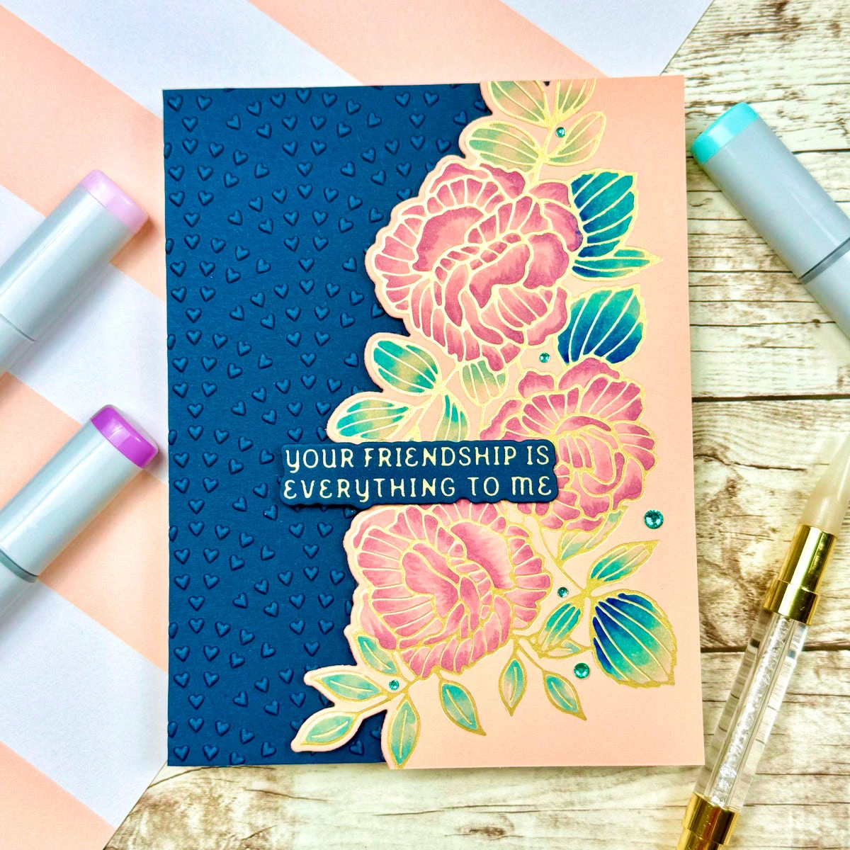 Friendship Is Everything - Glimmer Hot Foil Kit Of The Month (Plates & Die Only) 4 Friendship Is Everything - Glimmer Hot Foil Kit Of The Month (Plates & Die Only) - Image 4