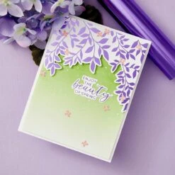 Spring Canopy -Glimmer Hot Foil Kit Of The Month (Plates & Die Only) -Woodland Scenics Shop GOM FEB25 Product 1200x1200 Project 3