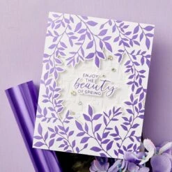 Spring Canopy -Glimmer Hot Foil Kit Of The Month (Plates & Die Only) -Woodland Scenics Shop GOM FEB25 Product 1200x1200 Project 5