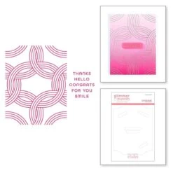 Elliptical Weave - Glimmer Hot Foil Kit Of The Month (Plates & Die Only)