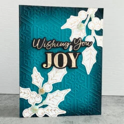 Joyful Holly - Glimmer Hot Foil Kit Of The Month (Plates & Die Only) 17 Joyful Holly - Glimmer Hot Foil Kit Of The Month (Plates & Die Only) -Woodland Scenics Shop GOM JUL24 Product 1200x1200 Project 12