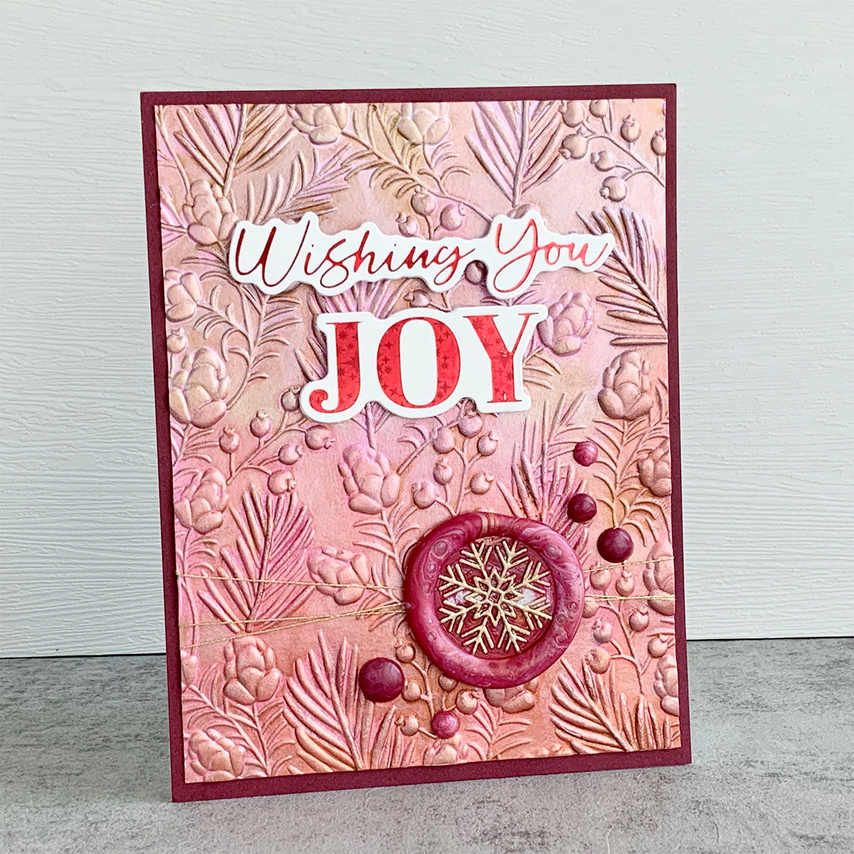 Joyful Holly - Glimmer Hot Foil Kit Of The Month (Plates & Die Only) 9 Joyful Holly - Glimmer Hot Foil Kit Of The Month (Plates & Die Only) - Image 9