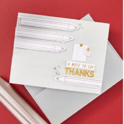 Scribbled A Note -Glimmer Hot Foil Kit Of The Month (Plates & Die Only) -Woodland Scenics Shop GOM MAY25 Product 1200x1200 Project 10