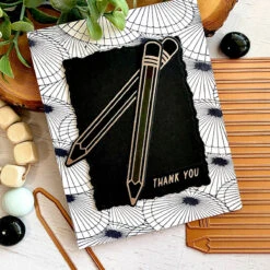 Scribbled A Note -Glimmer Hot Foil Kit Of The Month (Plates & Die Only) -Woodland Scenics Shop GOM MAY25 Product 1200x1200 Project 2