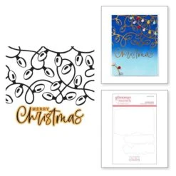 Festive Lights - Glimmer Hot Foil Kit Of The Month (Plates & Die Only)
