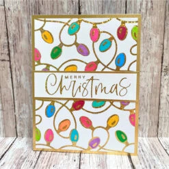 Festive Lights - Glimmer Hot Foil Kit Of The Month (Plates & Die Only) -Woodland Scenics Shop GOM OCT24 Product 1200x1200 Project 7