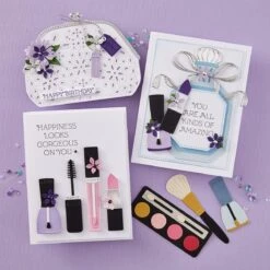 Gorgeous You Makeup Bag Etched Dies From The Gorgeous You Collection -Woodland Scenics Shop GorgeousYouHomePage b734dfd2 fe59 42f7 8d1a c17fa5c7ef46