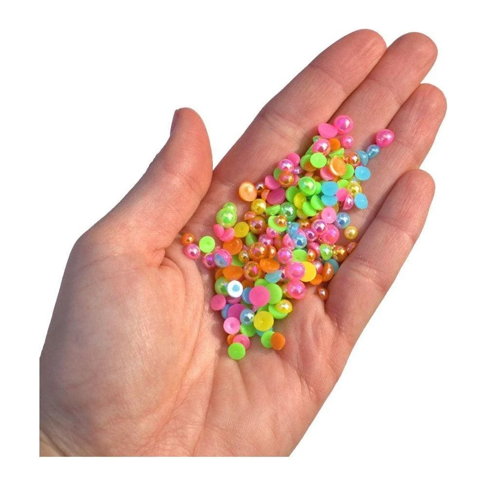 Buttons Galore & More - Jelly Beans Half Pearlz 2 Buttons Galore & More - Jelly Beans Half Pearlz - Image 2