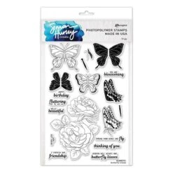Butterfly Kisses Stamp & Die Set By Simon Hurley -Woodland Scenics Shop HUR80701 butterfly kisses Pac