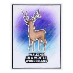 Winter Woodland Stamp And Die Bundle From The Joyful Christmas Collection By Joyful Christmas -Woodland Scenics Shop HUR82330 Joyful Christmas Simon Hurley Winter Woodland Project