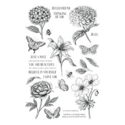 Ranger Beautiful Blooms Clear Stamp Set By Simon Hurley Create. -Woodland Scenics Shop HUR85553 beautiful blooms Simon Hurley Color cf71d582 83f8 419d 83c7 ec9b118c0e20