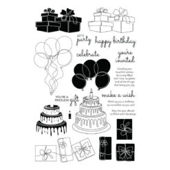 Ranger Birthday Party Clear Stamp Set By Simon Hurley Create. -Woodland Scenics Shop HUR85980 birthday party Simon Hurley Color 6cec767e 93df 4e8e b2fc 96604c2ec975