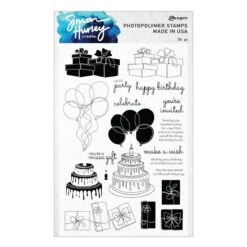 Birthday Party Stamp & Die Bundle By Simon Hurley -Woodland Scenics Shop HUR85980 birthday party Simon Hurley Pac