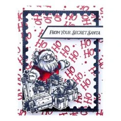 Ranger Sketched Santas Clear Stamp Set By Simon Hurley Create. -Woodland Scenics Shop HUR86697 sketched santas Project