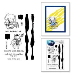 Ranger Inspired Clear Stamp Set By Simon Hurley Create.