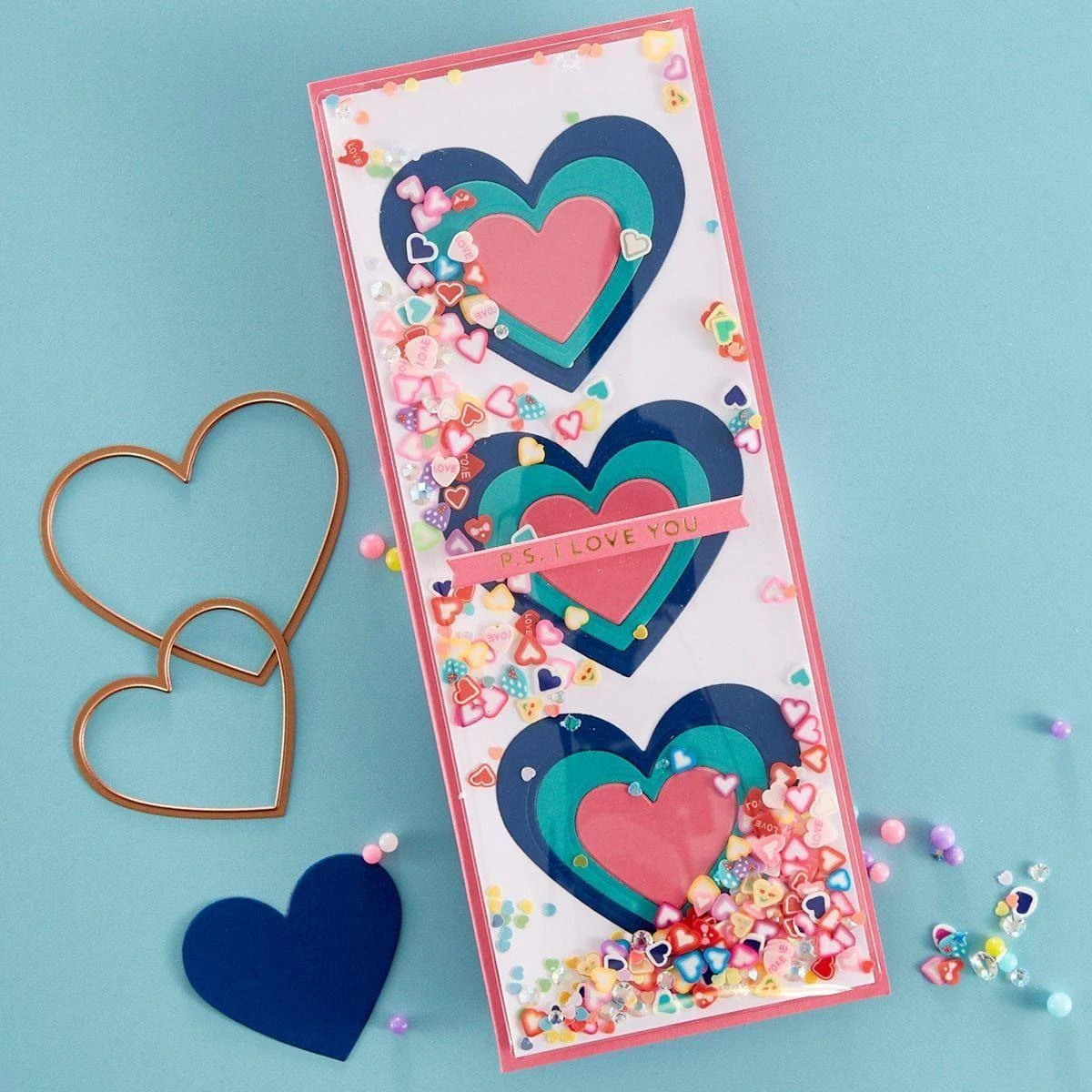 Waffle Flower Shaker Cover 3" X 8" Flat Slimline 2 Waffle Flower Shaker Cover 3" X 8" Flat Slimline - Image 2