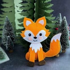 Felt Forest Fox Etched Dies From The Felt Stitch & Create Collection By Nichol Spohr -Woodland Scenics Shop HeejungHunsberger FeltFroestFox1