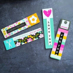 Labels & Icons Etched Dies From The Crafty Babe Collection With Simple Stories -Woodland Scenics Shop HeejungHunsbergerCraftyBabeCollectionB8