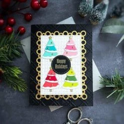 Nested Tree Frame Etched Dies From The Essential Holiday Collection By Lisa Horton -Woodland Scenics Shop HeejungHunsbergerEssentialHolidayCollectionA1