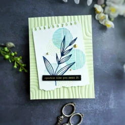 Growing Betterpress Plates & Die Set From The Modern Botanicals Collection By Dina Wakley -Woodland Scenics Shop HeejungHunsbergerJun25ModernBotanicalsCollectionB1