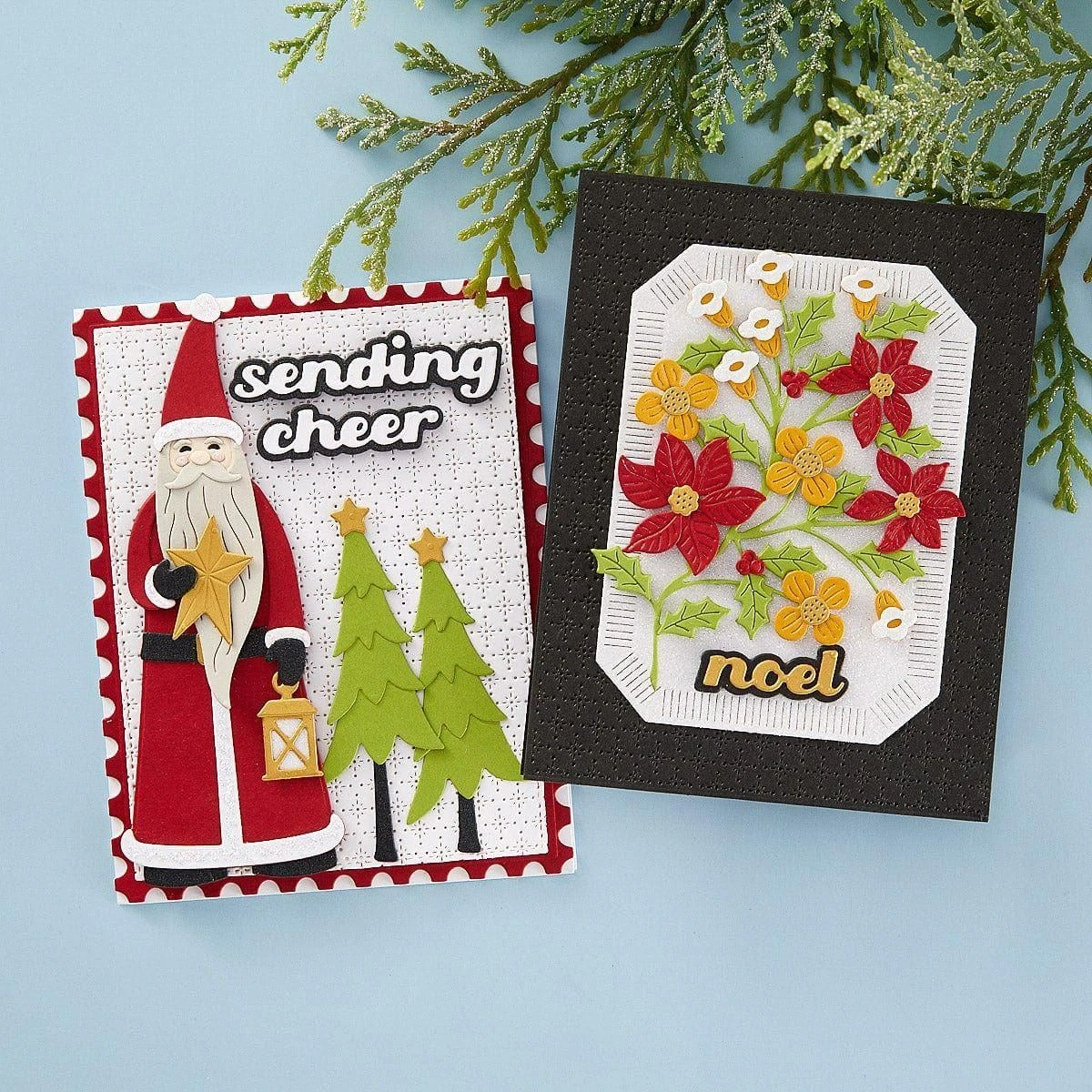 Christmas Greetings Etched Dies From The Home For The Holidays Collection 2 Christmas Greetings Etched Dies From The Home For The Holidays Collection - Image 2