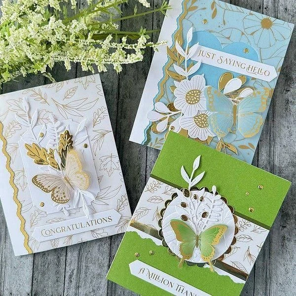 Dimensional Autumn Butterfly Stickers From The Serenade Of Autumn Collection 2 Dimensional Autumn Butterfly Stickers From The Serenade Of Autumn Collection - Image 2