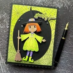 Fiona The Dancin' Witch Etched Dies From The Happy Haunting Collection -Woodland Scenics Shop IMG 0300Large