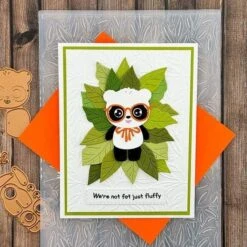 Dancin' Birthday Panda Etched Dies From The Monster Birthday Collection -Woodland Scenics Shop IMG 0825 1