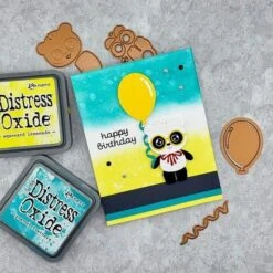Dancin' Birthday Panda Etched Dies From The Monster Birthday Collection -Woodland Scenics Shop IMG 0839