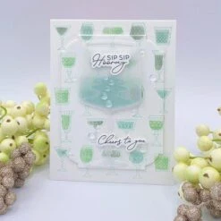 Sunset In A Glass Etched Dies From The Happy Hour Collection -Woodland Scenics Shop IMG 1510