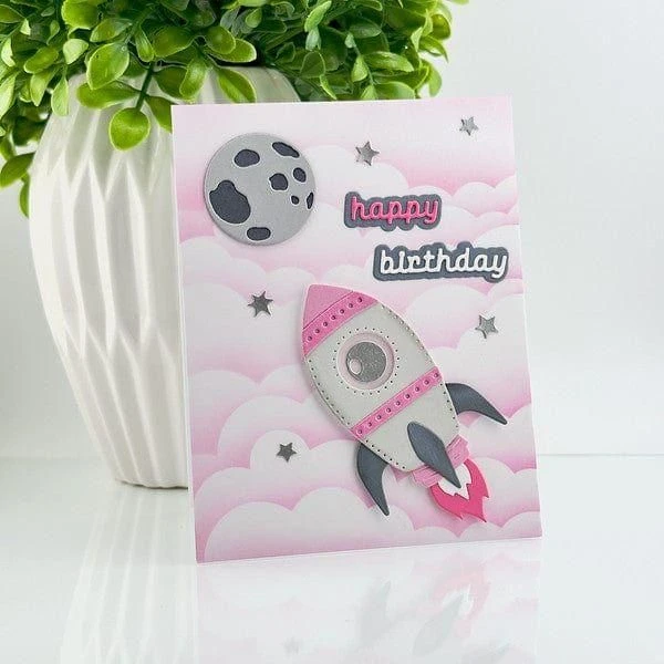 To The Moon Etched Dies From The Simon's Space Adventure Collection By Simon Hurley 2 To The Moon Etched Dies From The Simon's Space Adventure Collection By Simon Hurley - Image 2