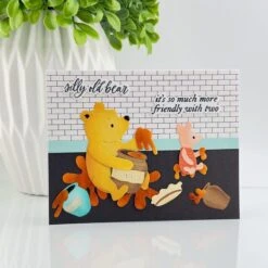 Silly Old Bear Sentiments Press Plate & Die Set From The Say Cheese Classic Pooh Collection In Collaboration With Simple Stories -Woodland Scenics Shop IMG 1875